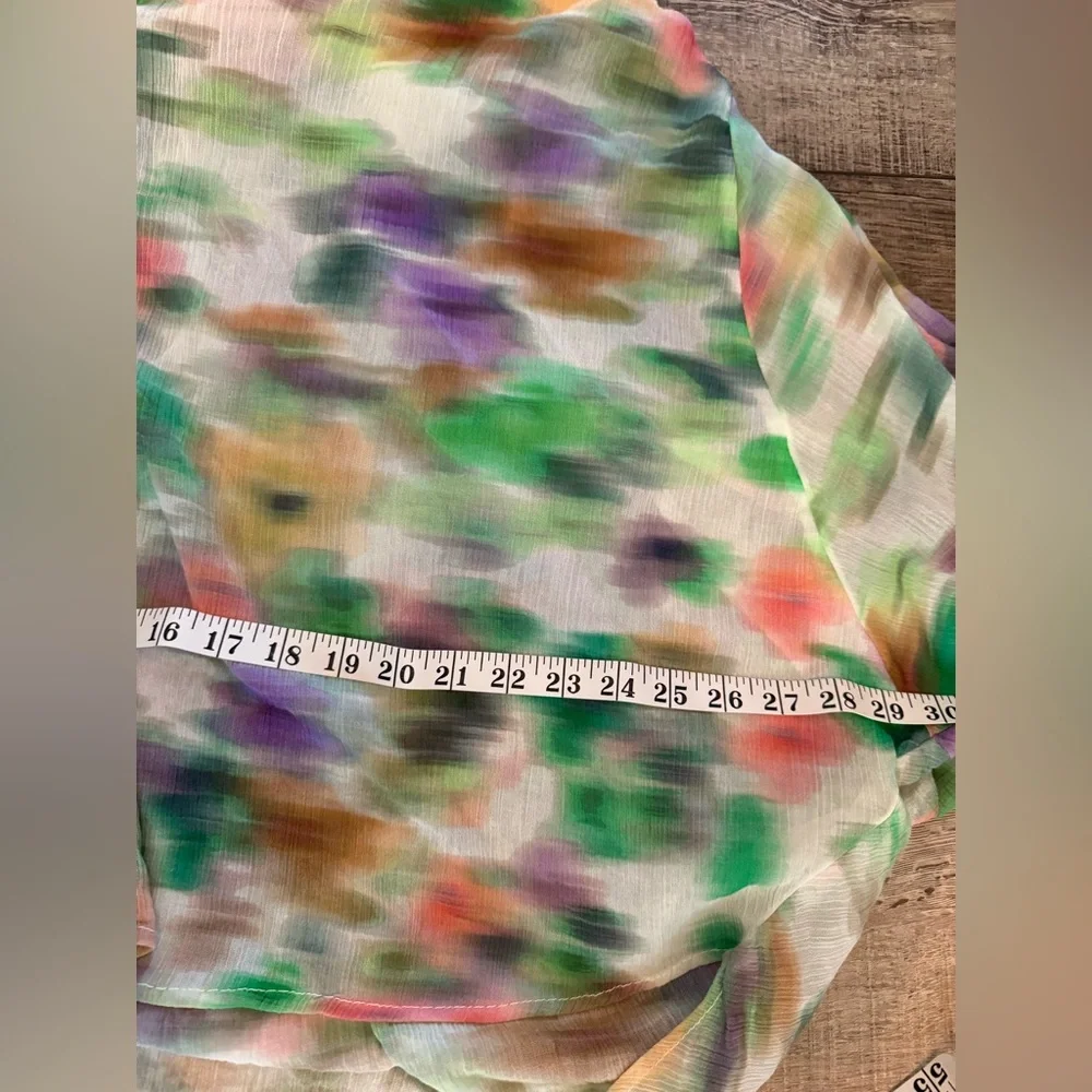 Anthropologie Pilcro Sidney Blouse Small Multicolored - Picture 7 of 9